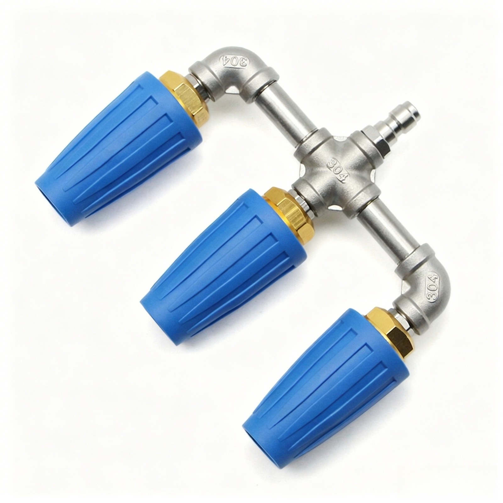 5000 PSI Pressure Washer Tip Triple Turbo Rotating Nozzle 14 Quick Connect — image 4