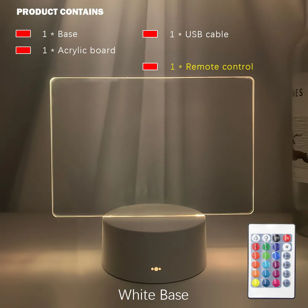 Rewritable Night Light With Display Panel – image 3