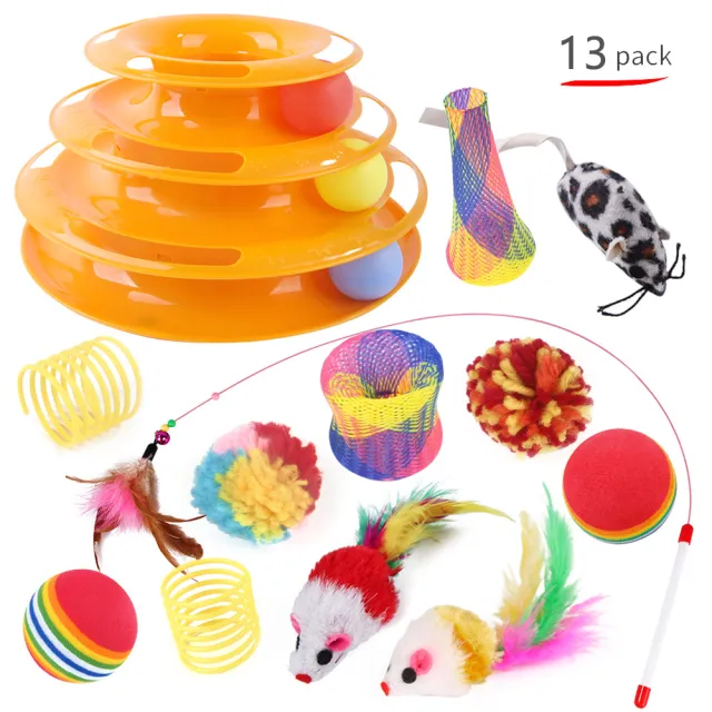 Pet Cat Self help Turntable Toy Set Orange - Shop at LoveMi