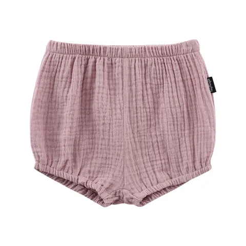 Baby Cotton Crepe Shorts Summer Breathable Light Pants Bloomers