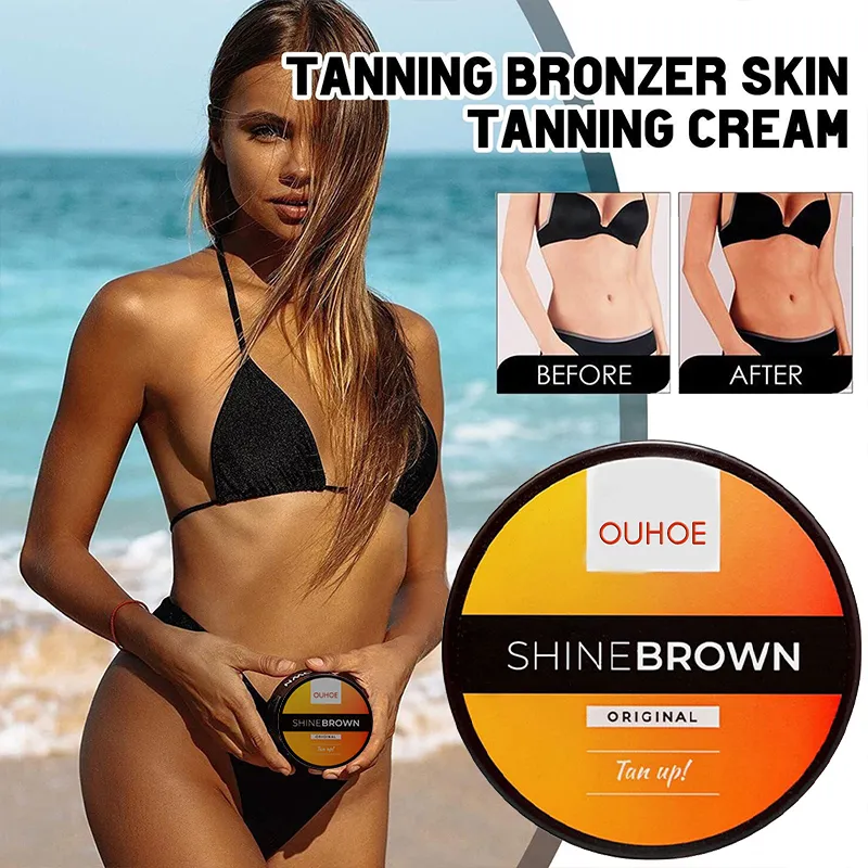 Intensive Tanning Luxe Gel Body Tanning Cream After Sun Repair Combination Aloe Vera Gel Wheat Complexion Beach Bronzer Summer Gadgets – image 2