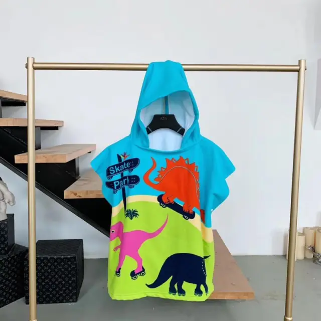 Hooded Bathrobe Cloak For Boys And Girls B 60X120Cm - Shop at LoveMi