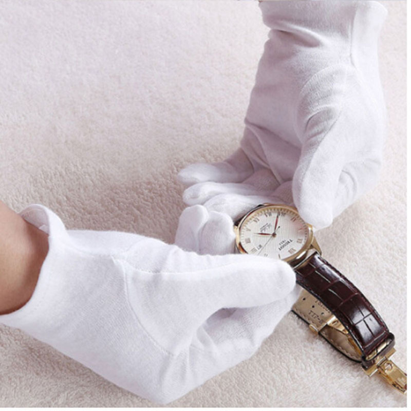 Cotton Jersey Labor Insurance White Gloves