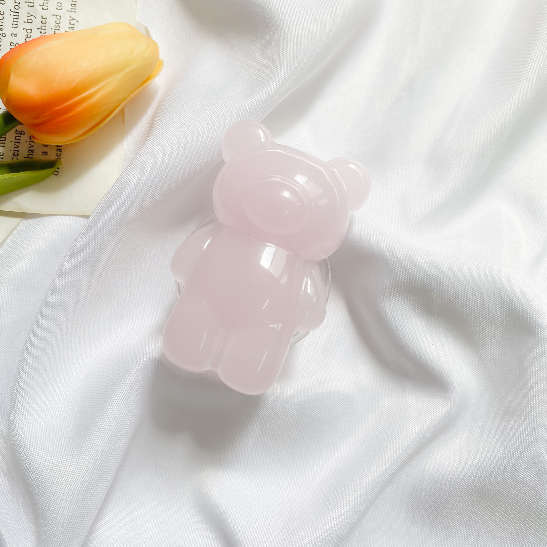 Epoxy Three-dimensional Bear Mobile Phone Airbag Bracket Transparent Paste Retractable Ins Wind Ring Buckle - Image 12
