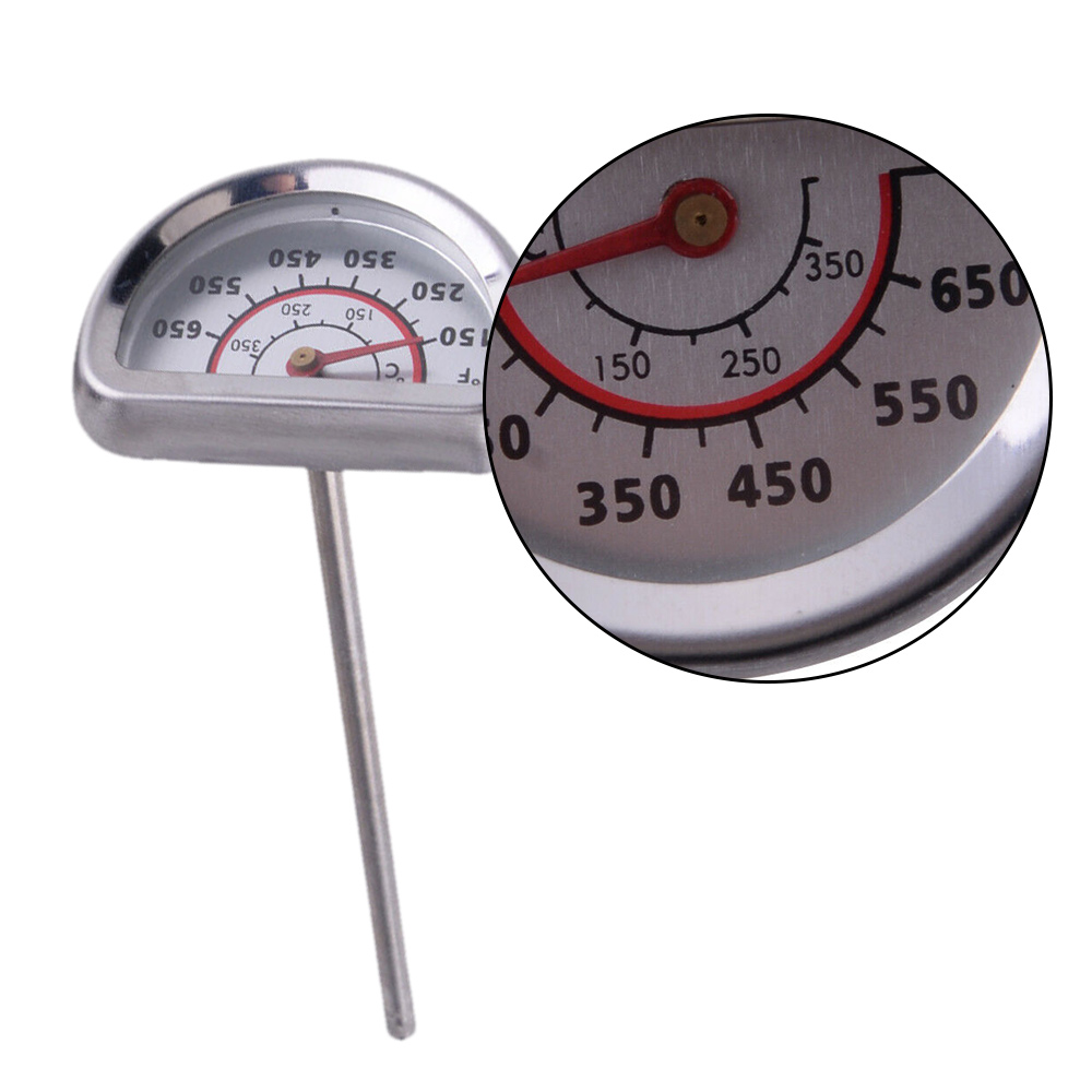 Bimetal thermometer semicircular thermometer (photo color)