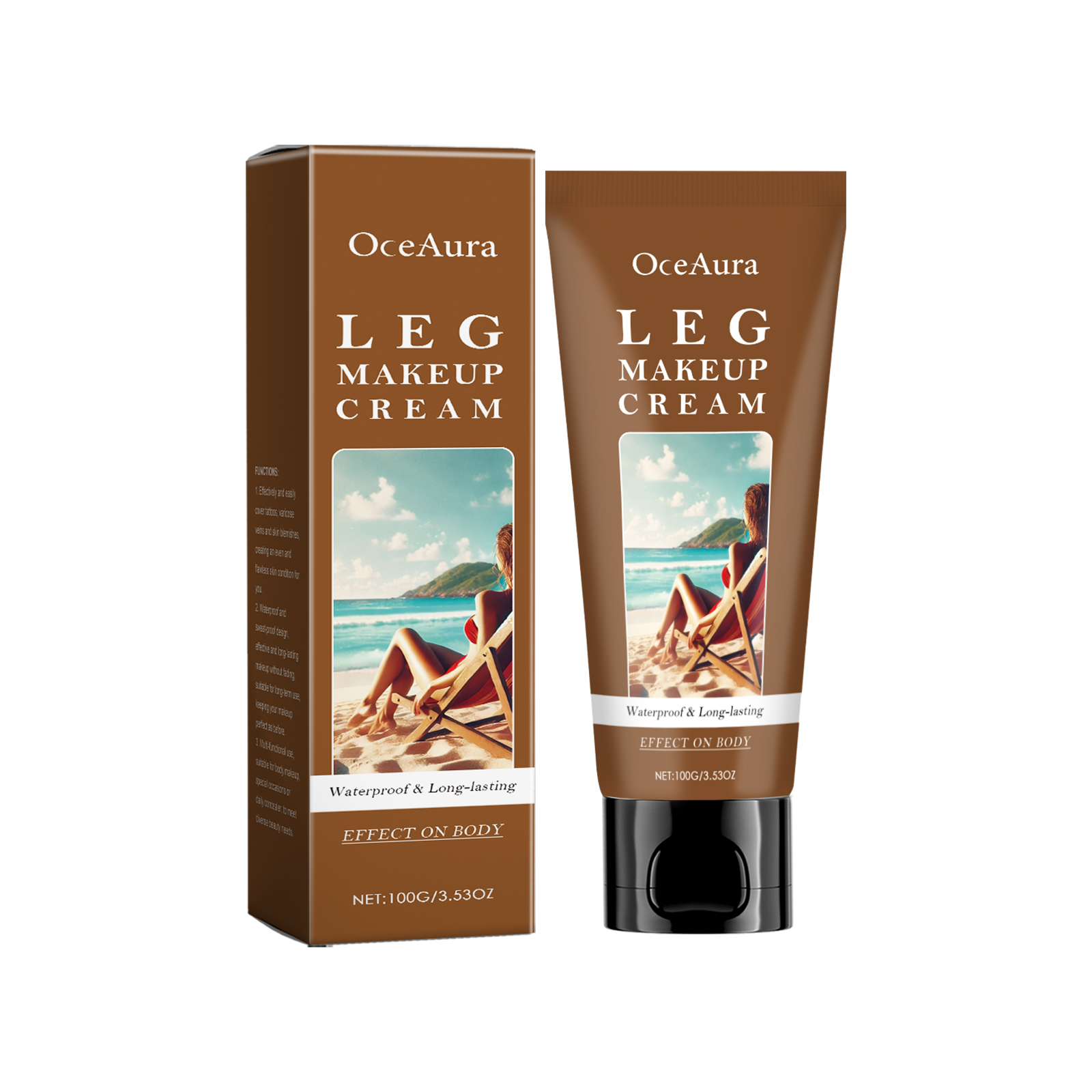 Body Blackening Foundation Cream Cocoa 1 0 0g-box