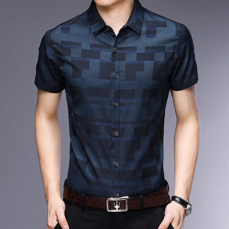 Title 3, Chemise casual de mode infroissable pour homme,...