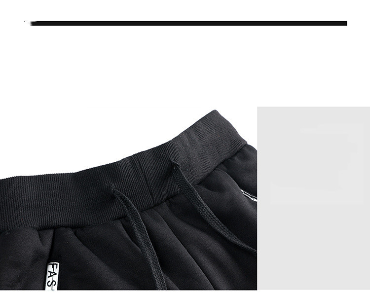 Title 3, Calça Casual Masculina Solta Solta Oversized