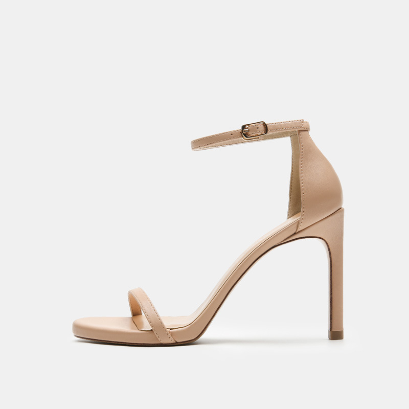 Nude matte heel 10cm high