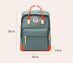 New Style Travel Backpack Simple And Fashionable School Bag - Green - View 1