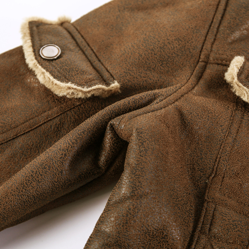 Men's Fleece Warm Casual Loose Jacket