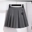 Grey Half Skirt