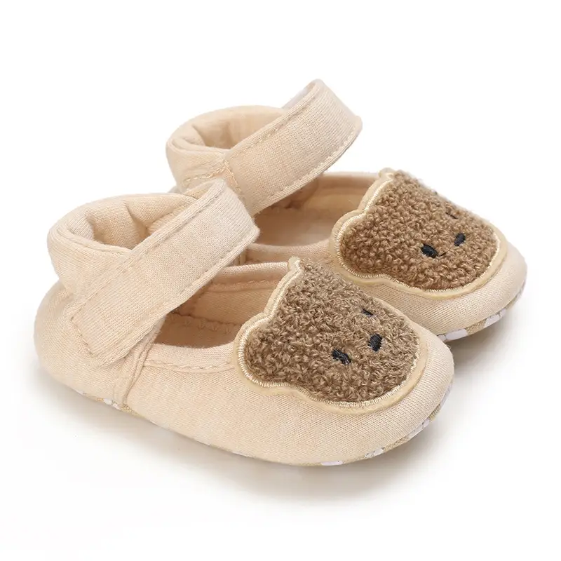 Spring And Autumn 0-1 Year Old Cartoon Casual Anti Drop Soft Soled Baby Walking Shoes