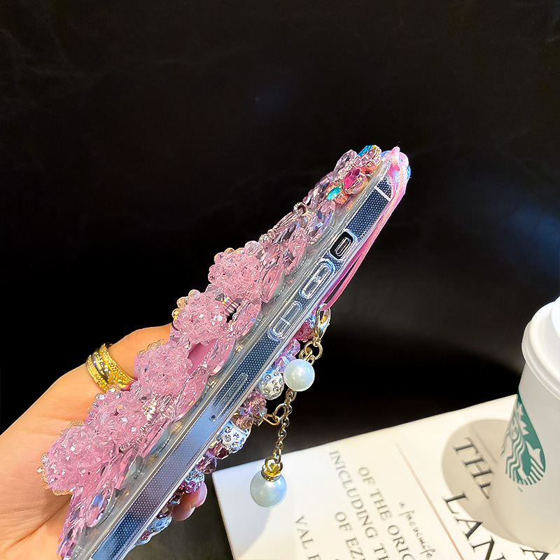 Fashionable And Creative Diamond-encrusted Mirror Phone Case - Image 3