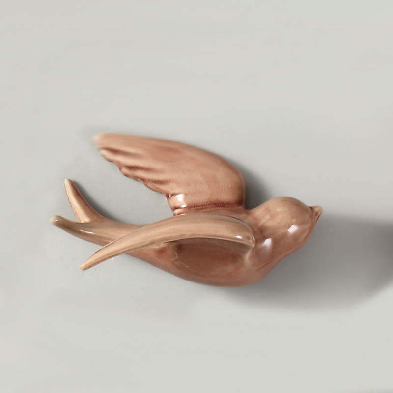 Ceramic Wall Bird Decoration