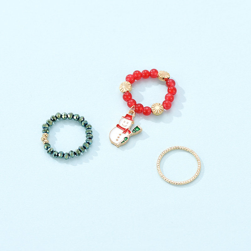 Personalized Solid Color Dual-use Short Ring