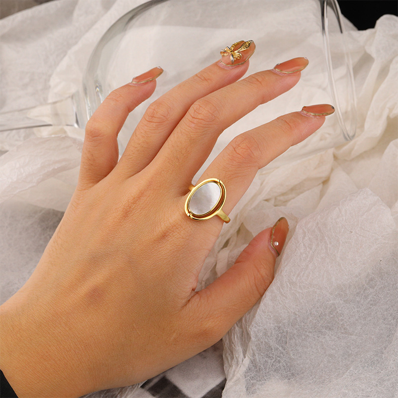 Sterling Silver Index Finger Ring European And American Retro Double-sided