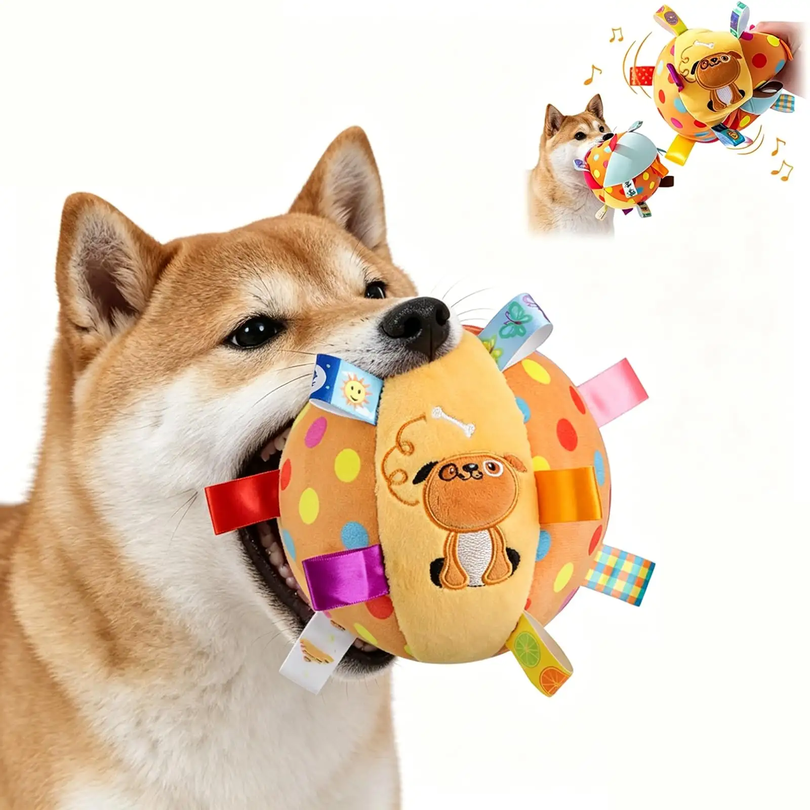Colorful Squeaky Hanging Dog Training Toy, Dogs