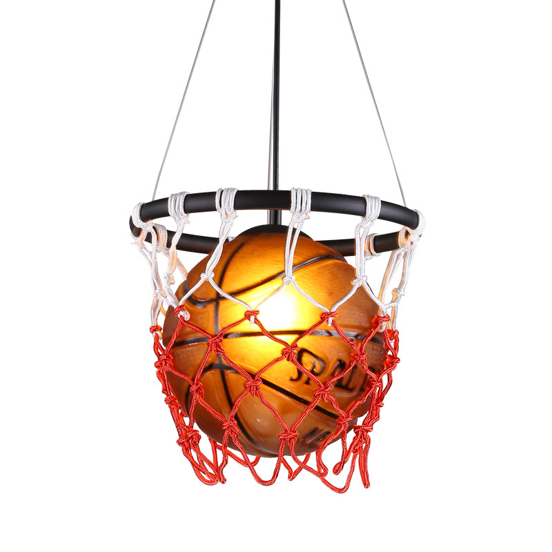 Suspension basket rétro en verre — lampe LED pour bar et salon 1