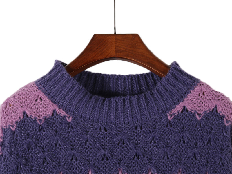 Ladies Loose Casual Knitted Sweater Pullover