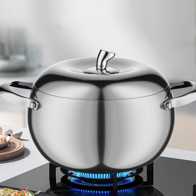 Title 4, Stainless Steel Pot Steamer With Lid Handle 3-L...