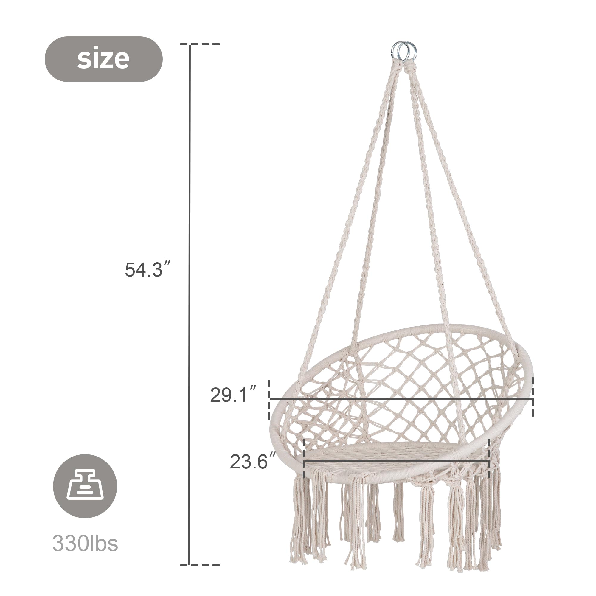 Outdoor Hanging Chair Cradle