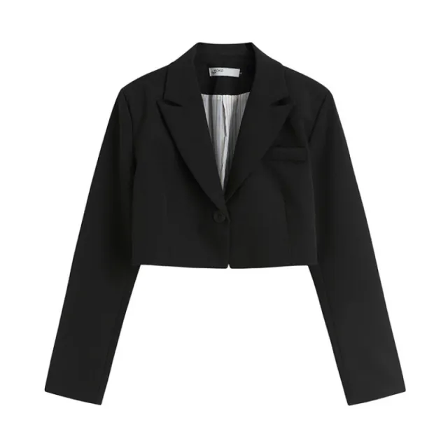 Autumn Two Piece Suit Blazer and Pants Black - Shop at LoveMi