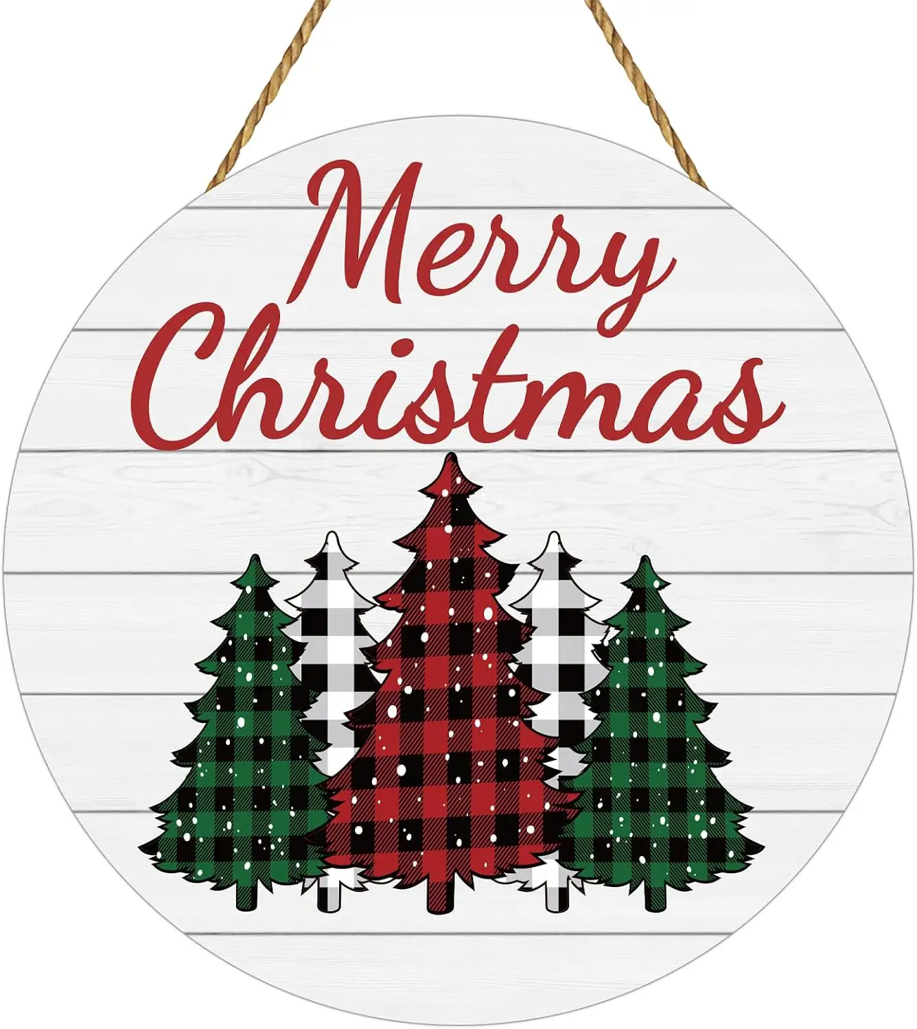 Christmas Decorations Indoor, Festive Wreath & Door