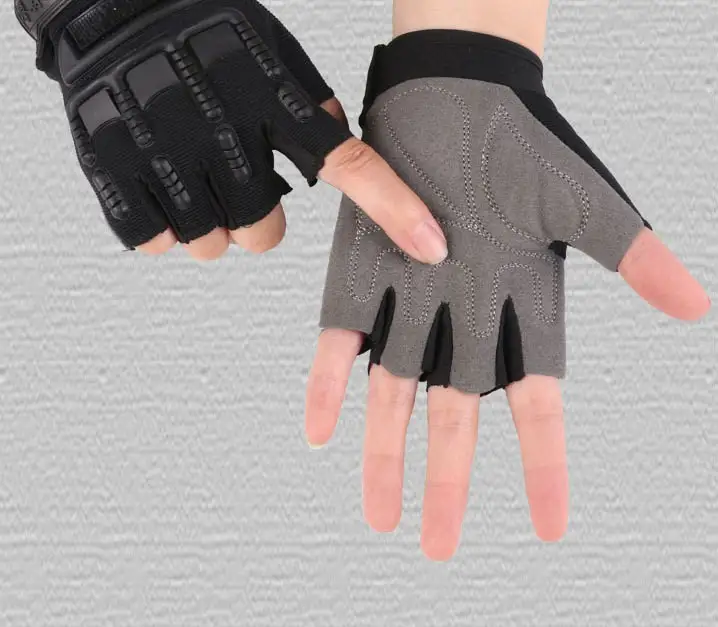 Half Finger Tactical Outdoor Sports Mountaineering Gloves