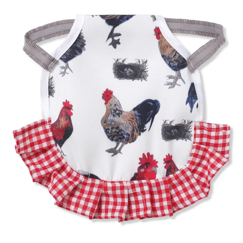 Apron Feather Protection Retainer Back Protector Chicken Saddle Double