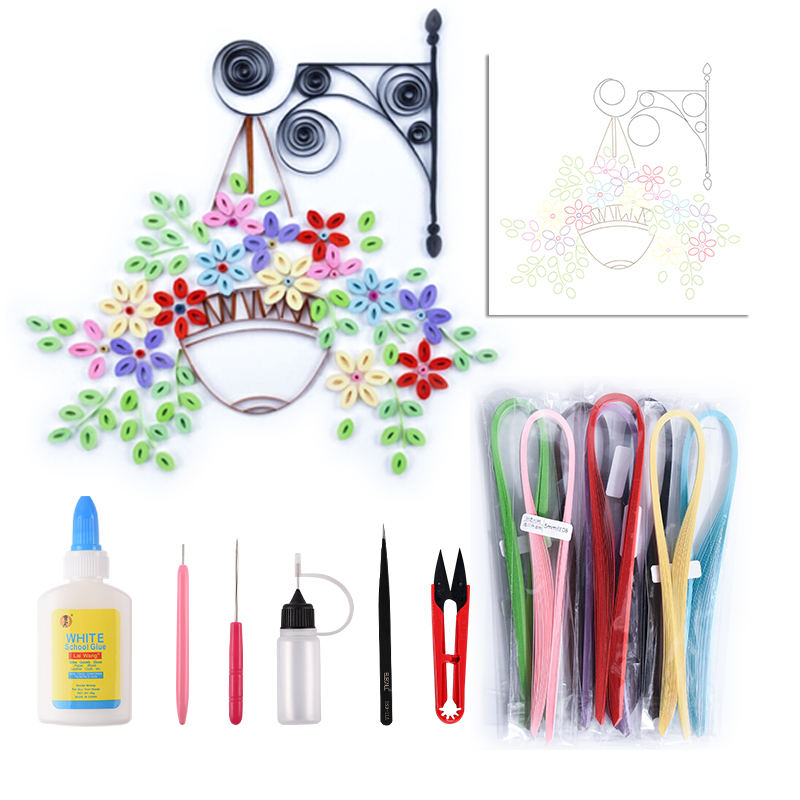 Quilted Paper Line Draft Drawing Quilted Paper Kit Quilted Paper Drawing Novice Kit — foto 7