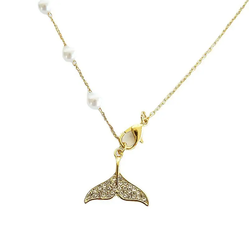 Fishtail Adjustable Necklace Women's Light Luxury Niche High Sense