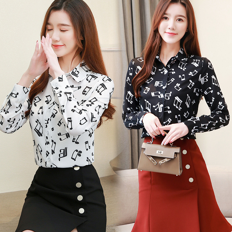 Title 6, The New Sweet And Fashionable Long-sleeved Blou...