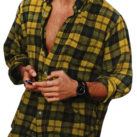 Lapel Shirt Casual Long Sleeve
