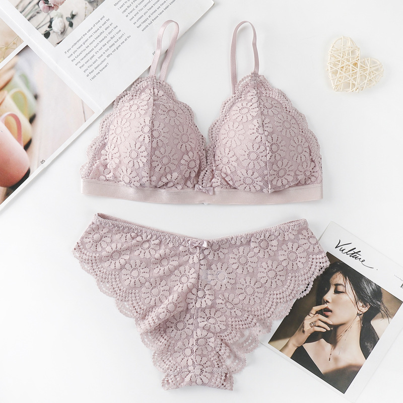 Title 5, Lace Bra And French Lingerie Set for Luxurious ...