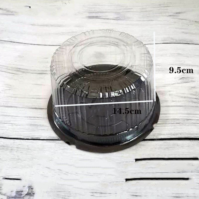 Title 5, Round Cheesecake Box Plastic Transparent Baking...