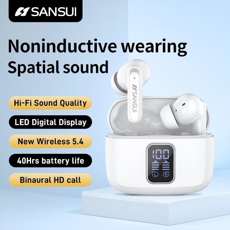 Shanshui W9 True Wireless Dual-ear HD Call Noise Reduction HiFi Sound Quality Game Bluetooth Headset