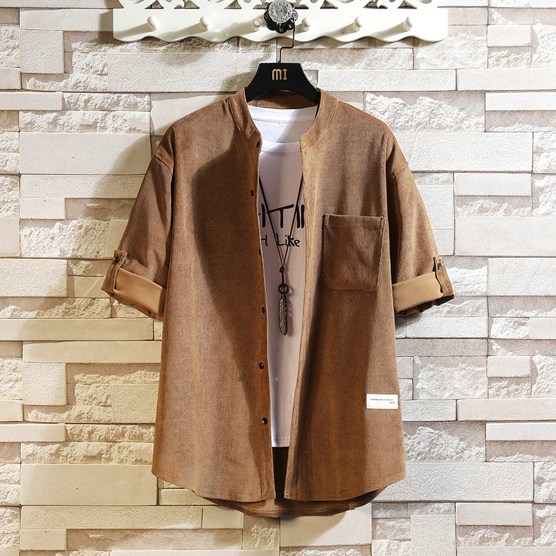 Title 8, Corduroy Shirt Long Sleeve Jacket Casual