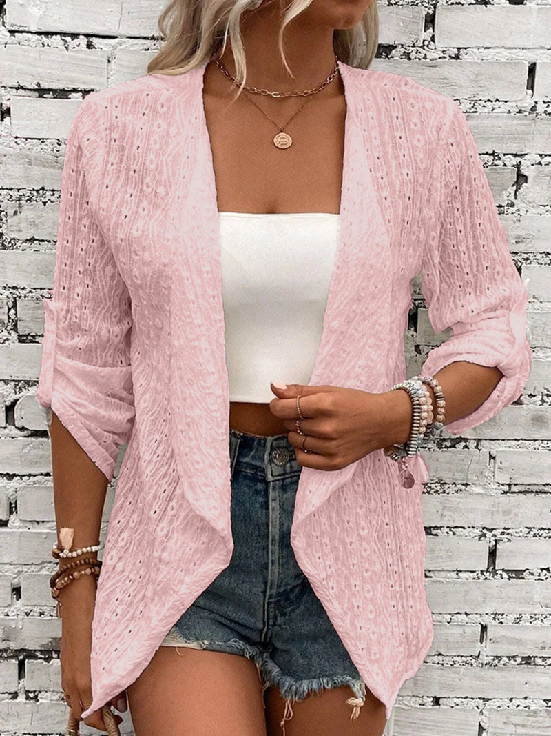 Fashion Solid Color Casual Cardigan - Image 7