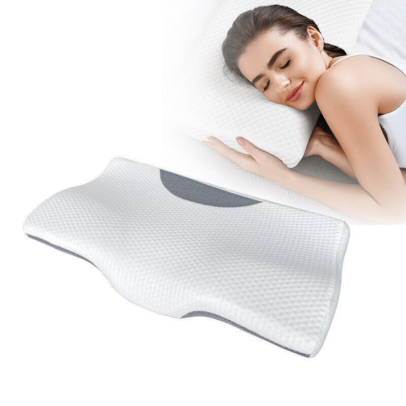 Contour Memory Foam Pillow For Neck Shoulder Pain Relief Sleeping Side Sleeper
