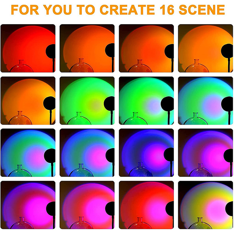 USB Desk Lamp Rainbow Projection Lamp — foto 2