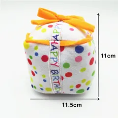 Cute Dog Birthday Cake Plush Toy - Plush Birthdaysh Birthday Cake - View 1