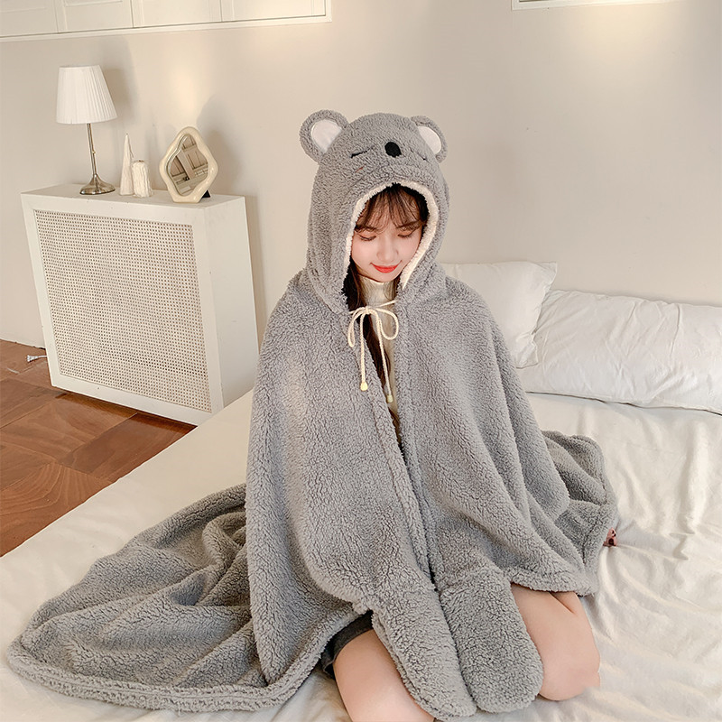 9123a771 36a9 428a 8be3 c97928e0b983 - Cute Deer Nap Blanket With Shawl For Children