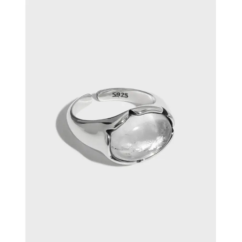 Retro Vintage  Micro Set Crystal Ring