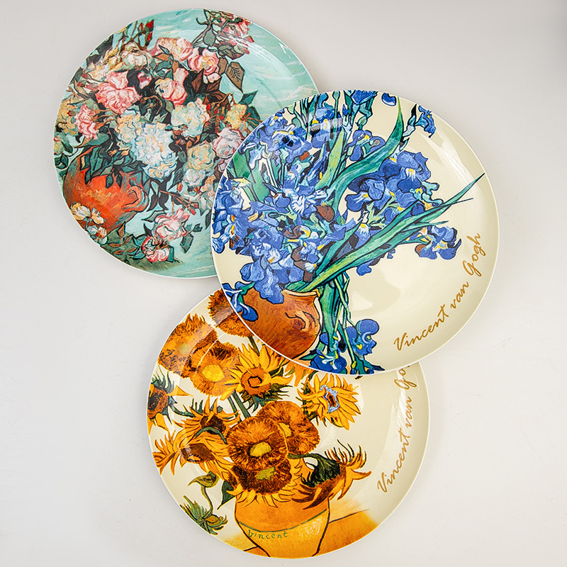 Van Gogh Export Bone China 8-inch Plate - Image 8