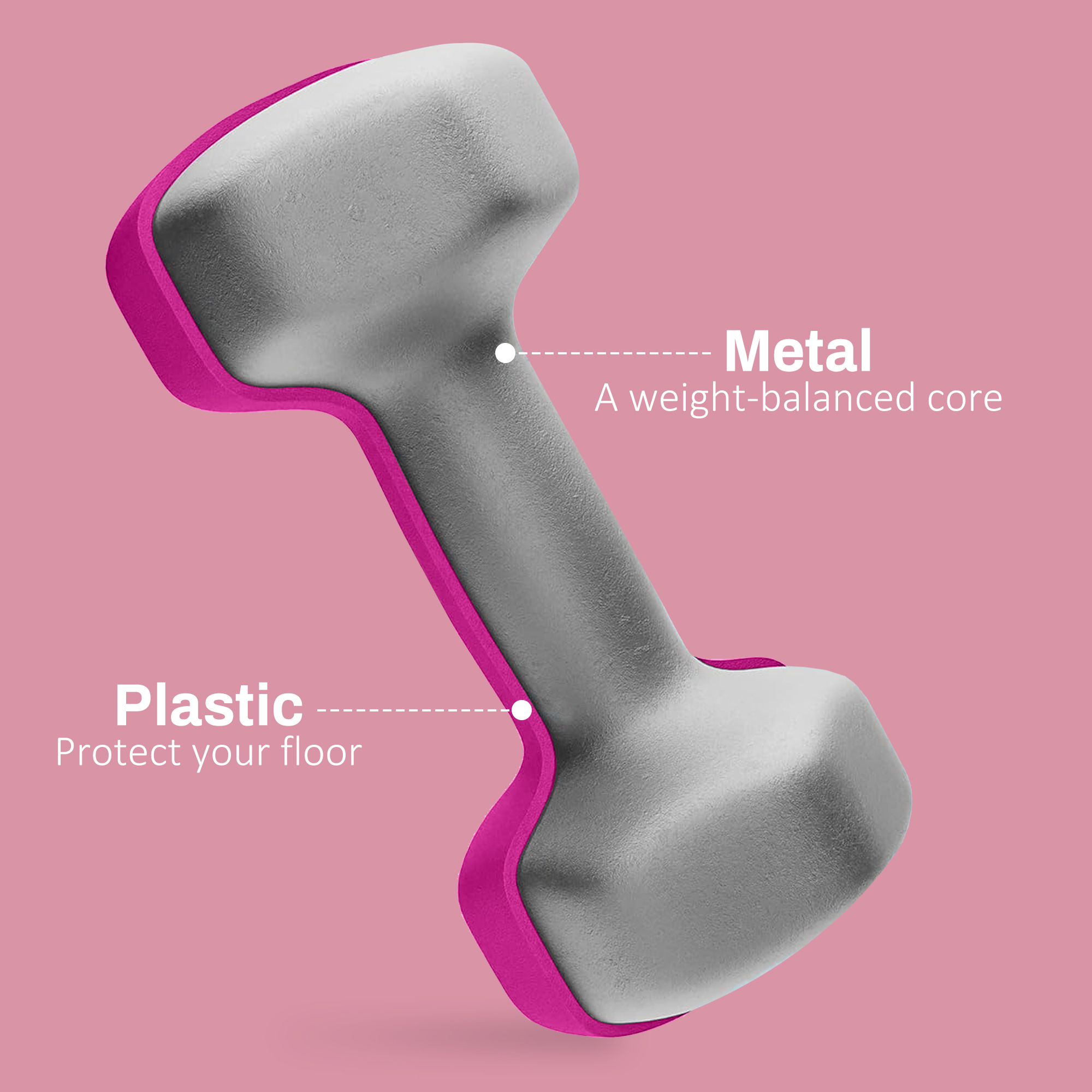 2 X 4kg Hexagonal Dumbbell Set With Anti Slip Grip, Suitable For Home Gym — image 8