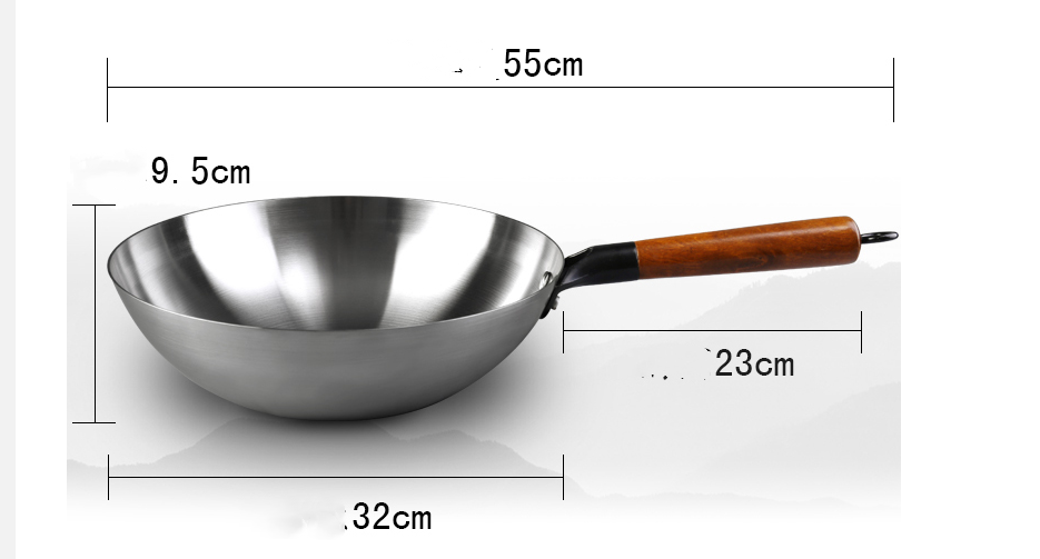 BEYONDARY Uncoated Non-Stick Cooking Pot for Gas Stoves