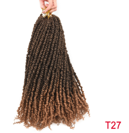 TOMO Pre twisted Passion Twist Crochet African Dirty Braids Crochet Hair 18Inch T27 - Shop at LoveMi