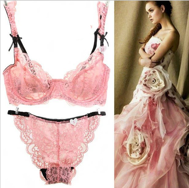 Title 6, Beautiful girl tulle lace stitching underwear b...