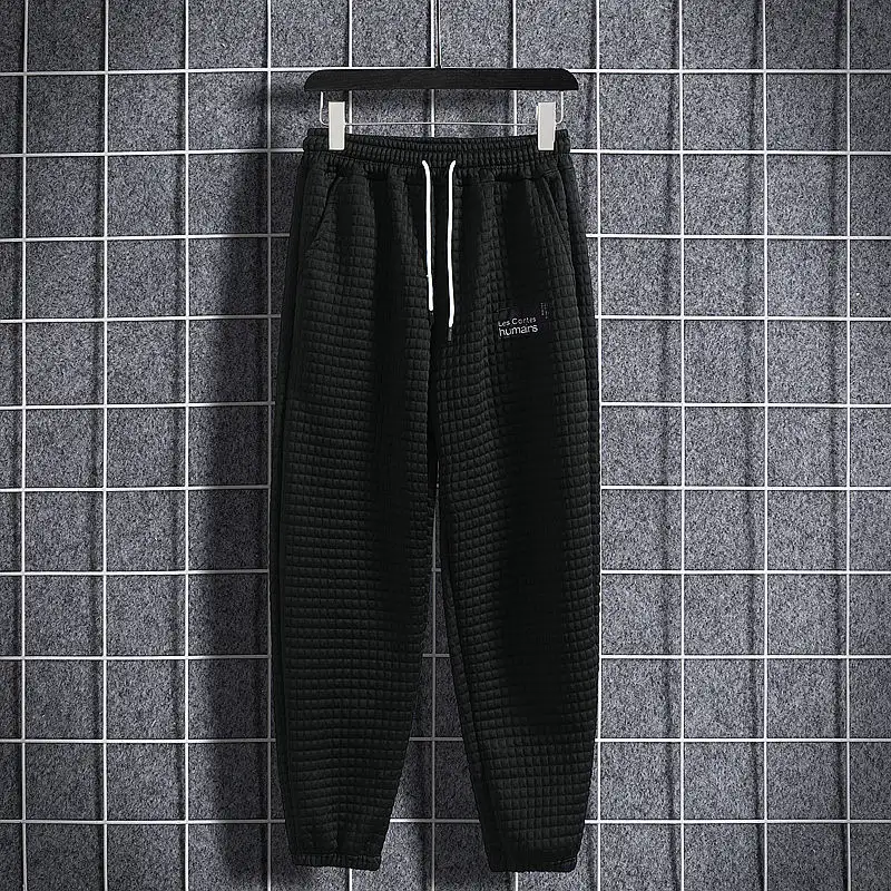 Men's Sports Casual Loose Sweater Two-piece Pants
